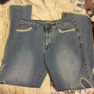 Flower Jeans Crochet